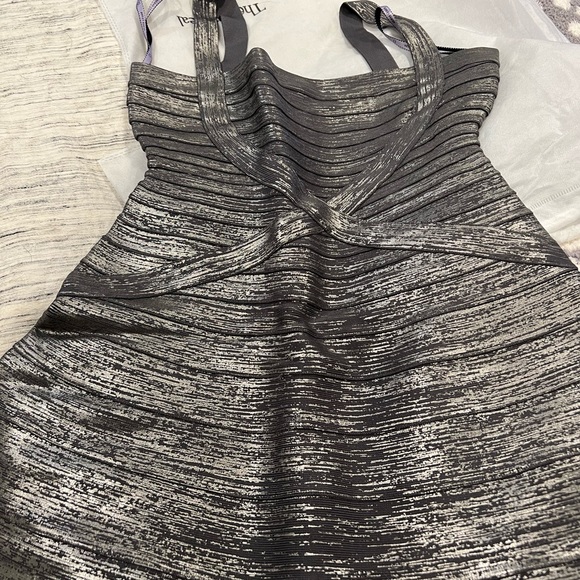 Herve Leger bandage flare dress - Picture 4 of 6